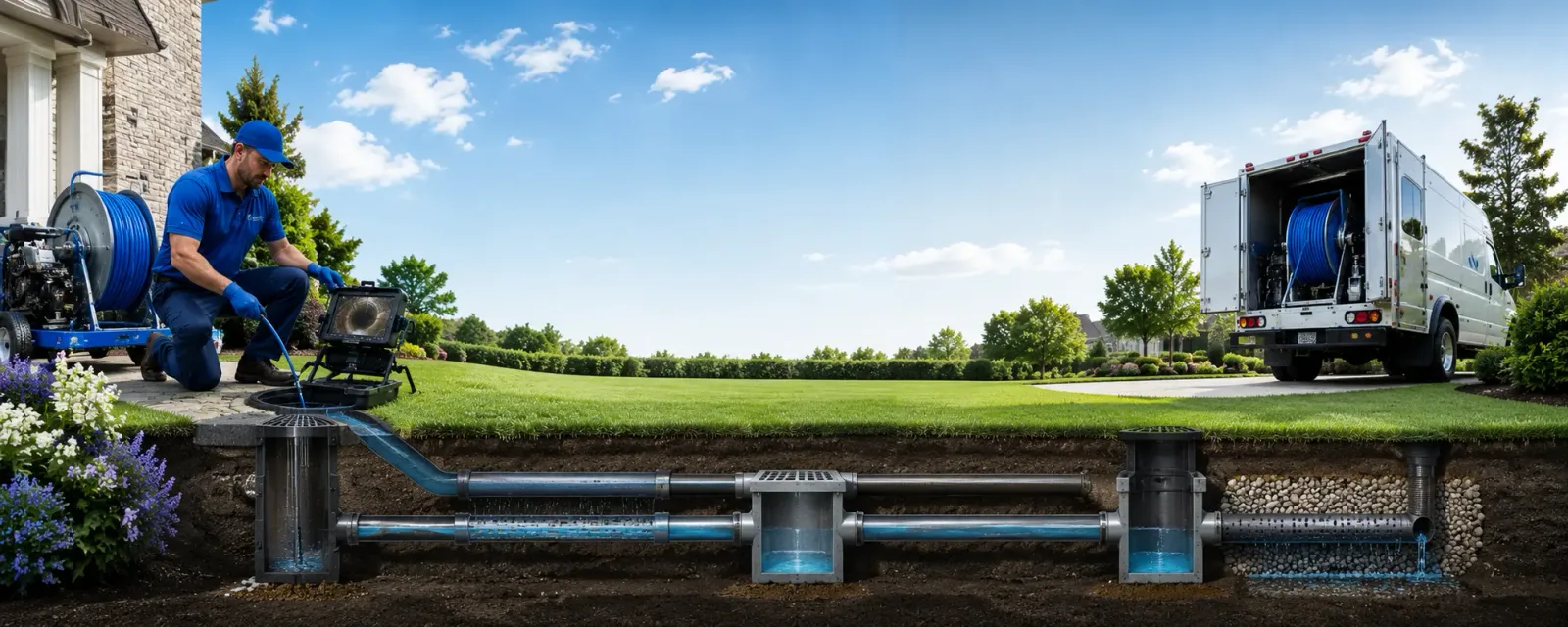 Outdoor drain cleaning information for Rutherford, CA